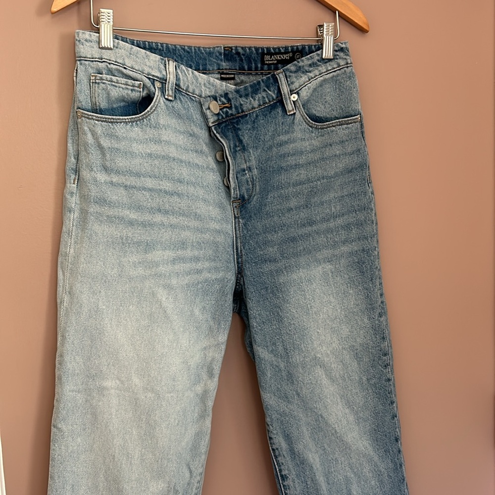 BLANKNYC Baxter Rib Cage Straight Leg Jeans Limited Edition Blue 27 Relaxed Fit - Picture 13 of 15